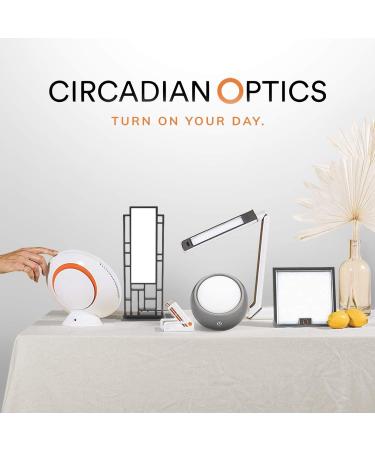Circadian Optics Light Therapy Lamp - UV-Free LED Happy Mood Lamps 10,000 Lux - Light Grey - Buy Online on GoSupps.com