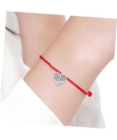 TEHAUX Heart Charm Bracelet Dangle Charms for Bracelets Bracelet for Charms Pendant Pouch Heart Charms Heart Charms for Jewelry Making Jewelry Bracelets Heart Jewelry Necklace Wrist Chain 1.6*1.6cm Silver - Buy Online on GoSupps.com