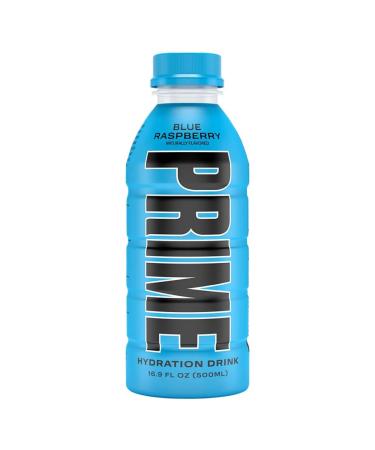 Prime Hydration Drink Blue Raspberry | Pack of 1 500ml | Prime Drink | Prime Hydration KSI Logan Paul | Blue Raspberry Prime Energy Drink | Prime Drink UK