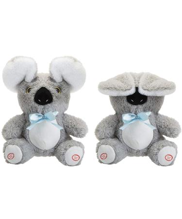 Peekaboo Talking Singing Moving Soft Plush Animal Toy Cute Teddy Kids Learning Toys Gift Quality (Koala)