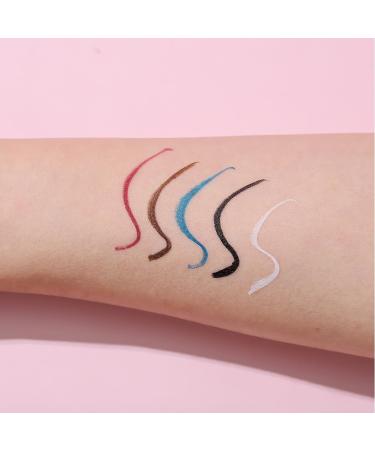 siduytin Eyeliner Pen Stylish Portable Cosmetic Colorful Quick Dry Smooth Waterproof Eye Liner Lady Home Make Up Accessories Pink - Buy Online on GoSupps.com