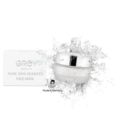 GREY Berlin GRAY Berlin Pure Skin Seaweed Facial Mask moisturizing antiaging facial mask with Icelandic algae and green clay for impure skin vegan natural cosmetics made in Germany