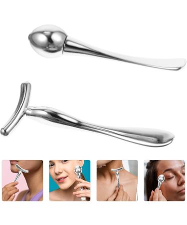  minkissy 2Pcs Face Roller Spatula Masks Spatula Eye Cream Roller Serum Eye Contour Sculptor Guacha Beauty Cream Miss Girl Zinc Alloy - Buy Online on GoSupps.com