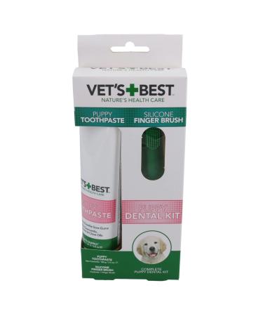 Vet s Best Puppy Toothpaste| Teeth Cleaning and Fresh Breath Dental Care Gel 100 g - Buy Online on GoSupps.com
