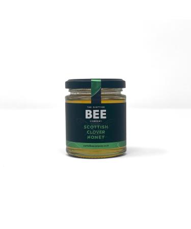 Scottish Clover Runny Honey from The Scottish Bee Company 227g - Natural Sweet Soft Honey Made in the UK