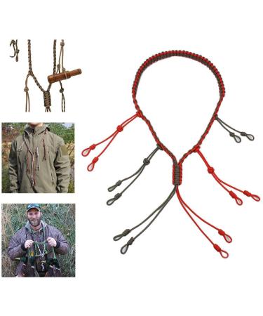 XJKLBYQ Duck Hunting Call Lanyard with 12 Adjustable Buckles - Buy Online on GoSupps.com