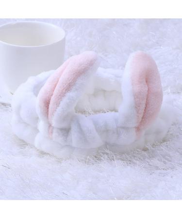 LALAFINA Face Washing Headband with Ears Easter Bunny Makeup Headband Rabbit Ears Hairband Bunny Ear Cosmetic Headband for Washing Face Shower Makeup Beige Spa Headband Bowknot - Buy Online on GoSupps.com
