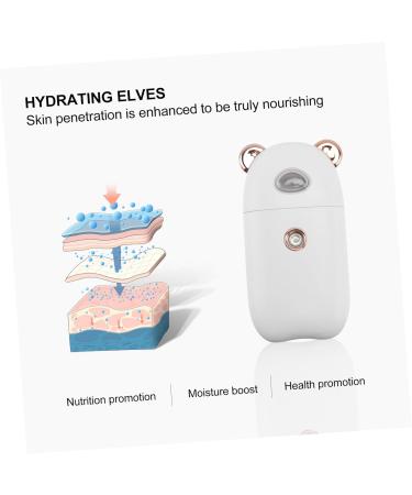 Didiseaon 2 Pcs Beauty Humidifier Portable Skin Humidifier Moisturizing Evaporator Small 10.3X5.5CMx2pcs - Buy Online on GoSupps.com