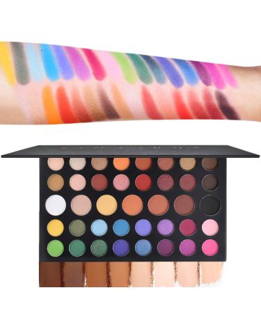 Ownest 39 Colors Eyeshadow Palette - Matte Shimmer Metallic Shades - Long-Lasting Waterproof Makeup Palette - Buy Online on GoSupps.com