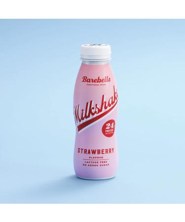 Buy Barebells Creamy Protein Shake - Low Sugar 24g Protein Lactose-Free Strawberry Milkshake - 8 Pack (330ml) | International Shipping - Buy Online on GoSupps.com