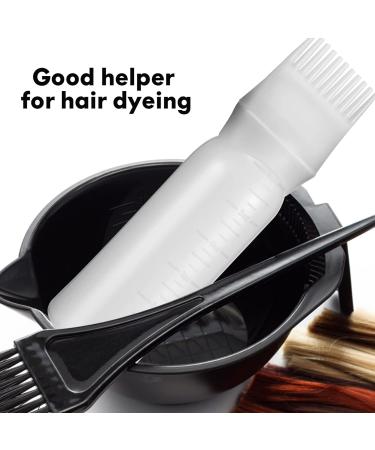 Lurrose Root Comb Applicator Bottle 4 Pack 6 Ounce - Hair Dye Brush with Graduated Scale - Buy Online on GoSupps.com