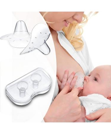 2pcs Silicone Nipple Shield Set for Breastfeeding - Breast Milk Feeding Protector - Buy Online on GoSupps.com