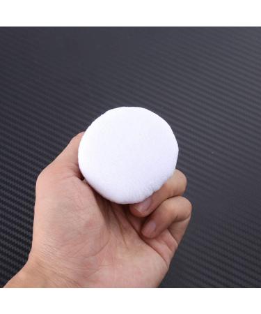 SUPVOX 5pcs Powder Puff Washable Large Body Puff Fluffy Powder Puff with Ribbon (White)60mm - Buy Online on GoSupps.com