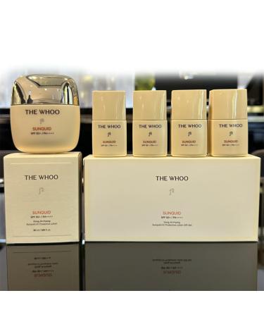 W h oo Gongjinhyang Sunquid UV Protective Lotion Special Set/Free 4 Items/Made in KOREA./ (50ml +13ml x4ea)