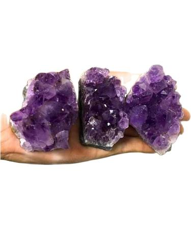 Natural Crystal Rough Amethyst Rough Stone Natural Raw Purple Brazilian Amethyst Quartz Crystal Cluster Druzy Geode Stones Home Decoration Crafts Ornament (Color : 9 Size : 60-80g) 60-80g 9 - Buy Online on GoSupps.com