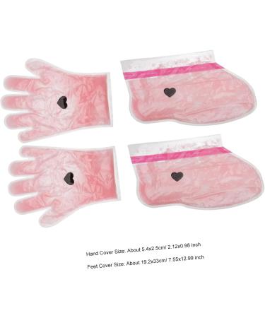 Ipetboom Paraffin Wax Socks 2 Pairs Wax Gloves Hand Paraffin Bath Liner Gloves Spa Kit Wax Feet Cover Ghost Headband Wax Glove Foot Cover Panda Headband Nursing Cover Red Paraffin Wax Care - Buy Online on GoSupps.com
