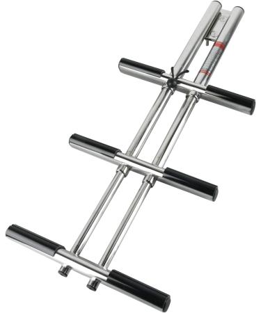 DasMarine Heavy Duty 3 Step Boat Marine Sport/Diver Ladder - 316 Stainless Steel, Telescoping Tube, Transom Mounting Extension Shim - Buy Online on GoSupps.com