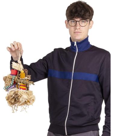 HappyBird Shred Clutter Toy - Best Shredder for Parakeets & Small Parrots | Chewing Fun for Happy Birds - Buy Online on GoSupps.com