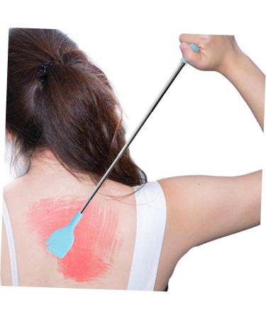 Magiclulu Back Massage Device & Long Handle Back Scratcher Tool Portable & Durable for Ultimate Relaxation | 20.5x4cm Blue - Buy Online on GoSupps.com
