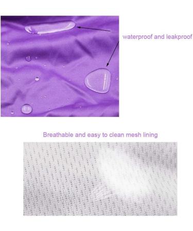 Buy Washable Adult Diapers - Adjustable Cloth Diaper Pants for Incontinence Care | Breathable & Reusable Purple Diapers - Buy Online on GoSupps.com