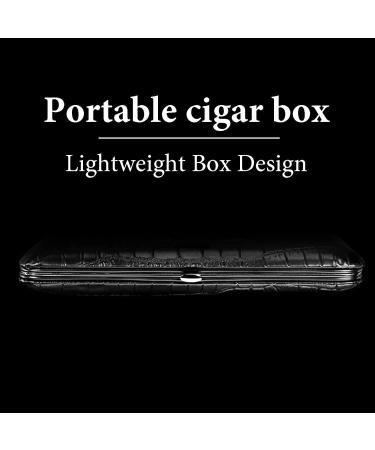 Cigar Boxs Humidors Stravel Cigar Box Reversible Flap Cigars Case Leather Exterior Cigar Humidor Holds up to 5 Gift - Buy Online on GoSupps.com