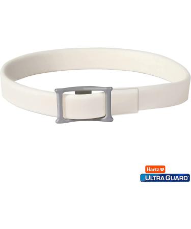 Hartz UltraGuard Flea & Tick Collar for Dogs, 7-Month Protection, White - Up to 15 Inch Neck - Buy Online on GoSupps.com