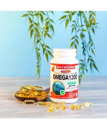 Nutridom Omega-3 Fish Oil 1 000 mg Enteric No Fishy Aftertaste Fish Oil Supplement with EPA & DHA Fatty Acids Supports Heart Brain and Joint Health (120 Count) - Buy Online on GoSupps.com