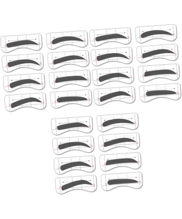 Didiseaon 96 Pairs 8 Eyeshadow Eyebrow Pattern Eyebrow Stencils Eyebrow Card Template Sticker Eyebrow Trimming mediumx3pcs As Shownx3pcs - Buy Online on GoSupps.com