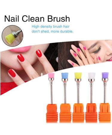 Rotekt 5pcs Nail Drill Bits - Electric Nail Drill Polish Grinding & Dust Remover Brush Heads | International Shipping - Buy Online on GoSupps.com
