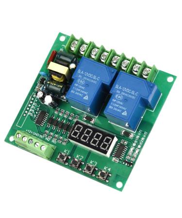 Motor Control Board AC 110V-250V | Two Relay Delay Timing Cycle Module for Solenoid Valve, Pumps, Motors, Lights - Buy Online on GoSupps.com