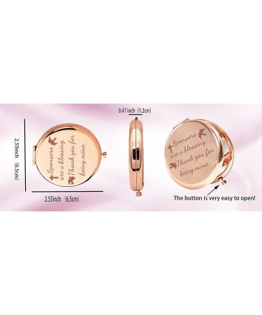 Sponsor Appreciation Compact Makeup Mirror - Catholic Mentor Thank You Gift - Buy Online on GoSupps.com