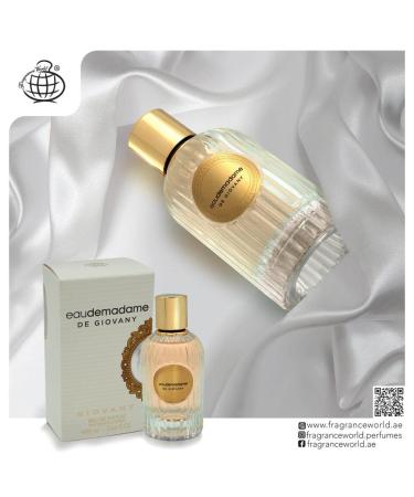 Fragrance World - Eau De Madame De Giovany Edp 100ml Perfumes for Women | Amber Vanilla Fragrance for Women Exclusive I Luxury Niche Perfume Made in UAE - Buy Online on GoSupps.com