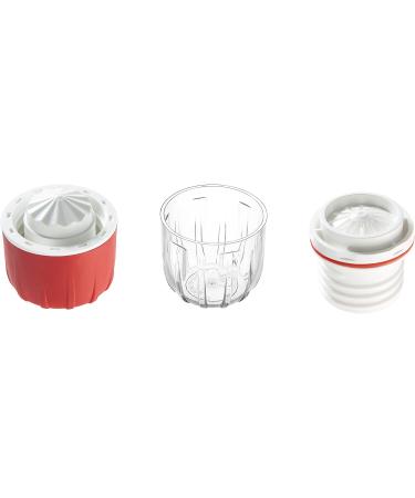 Buy Pill Crusher & Grinder for Small or Large Pills - Red Medicine Pulverizer with Storage Cup | International Shipping Available - Buy Online on GoSupps.com