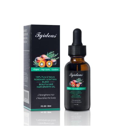 Buy Batana Rosemary Hair Growth Oil | Organic Jojoba Argan Scalp Oil for Men & Women | Promote Hair Growth & Thickness Internationally - Buy Online on GoSupps.com