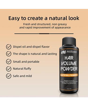 Volumizing Hair Powder - Weightless Strong Hold for Messy Textured Hairstyles | Matte Finish Fine Hair Volumizer 0.7oz - Buy Online on GoSupps.com