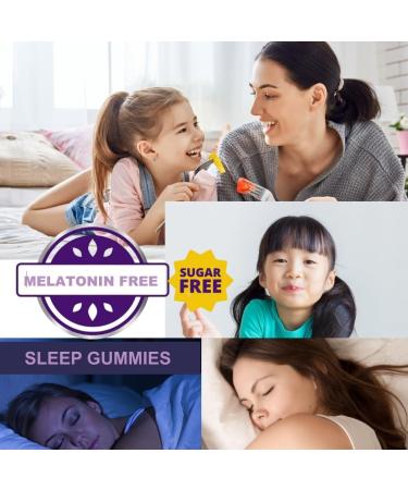 HEMPWAY Melatonin Free Sleep Aid l theanine Ashwagandha Magnolia Bark - Best Sleep Aid for Kids Gluten Free Non-GMO - Monk Fruit Sugar Free - Cocoa Strawberry Flavor 60 Vegan Gummies - Buy Online on GoSupps.com
