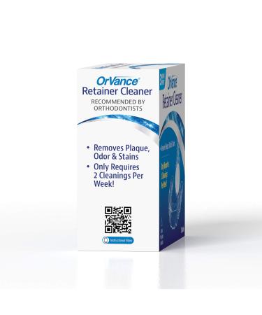 OrVance Retainer Cleaner Tablets (3 Month Supply) - Removes Odors, Stains, and Plaque | For Invisalign, Night Guards, and Dental Appliances - Buy Online on GoSupps.com