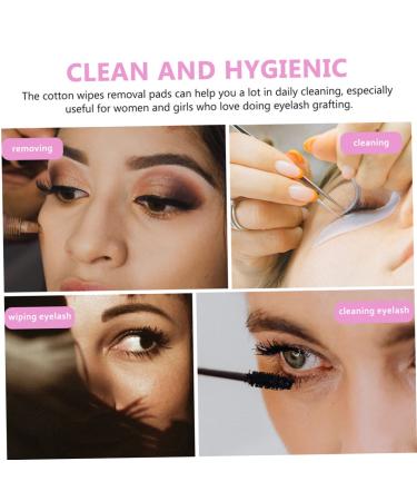 Mikinona 4boxes Eyelash Glue Cleaning Lash Extension Glue Wipes Eyelash Glue Remover Glue Remover Pad Professional Glue Wipes Cleaning Wipe Pad Non-woven Fabric Wipes Glue Cleansing Pad - Buy Online on GoSupps.com