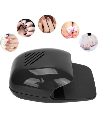 Fan Nail Dryer No Switch 6.1 x 4.3 Inch Portable Nail Fan for Salons | Black - Fast International Shipping - Buy Online on GoSupps.com