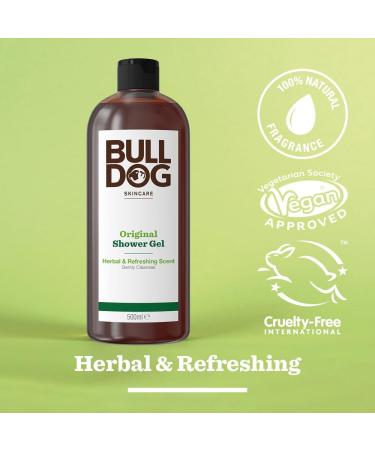 Bulldog Skincare Bulldog - Original Shower Gel 500Ml 500 ml (Pack of 1) Original shower gel - Buy Online on GoSupps.com