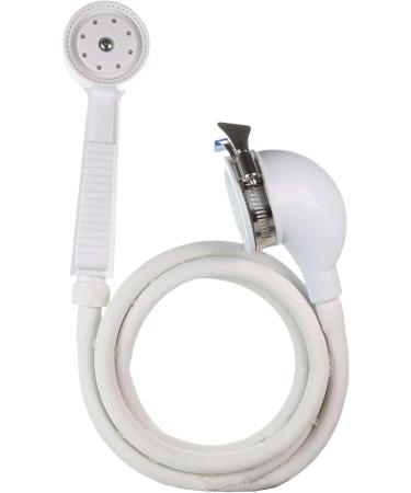 Danco 10086 VersaSpray Portable Hand Held Shower Head Sprayer Fits Bathtubs without Diverter - White