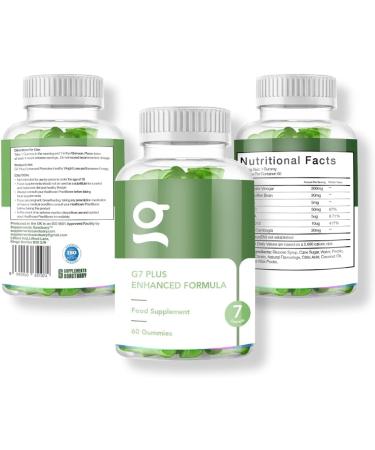 G7 Plus Greens Gummies - Supports Healthy Weight Loss (60 Gummies) - Green 7 Formula - Buy Online on GoSupps.com