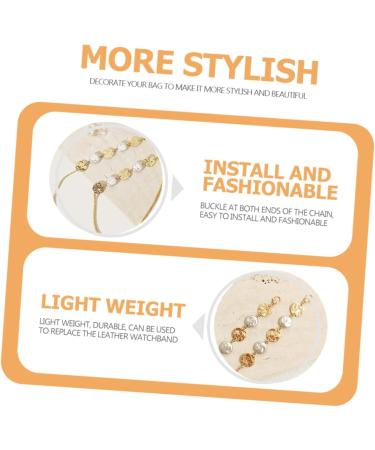 Healvian Pocket Chain Handbag for Women | Stylish DIY Carrier Bag & Glasses Chain Decor | Copper Metal Shoulder Bag - Buy Online on GoSupps.com