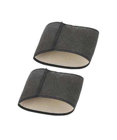 FRCOLOR 2pcs Plantar Support Belt Arch Support High Arch Pad Basketball Accessories Metatarsal Support Washable Foot Support Washable Flatfoot Ankle Men and Women Nylon Badminton Supplies As Shown 9x6cm