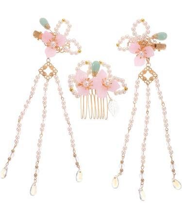 MAGICLULU 2 Sets Comb Hanfu Hair Accessories Hair Styling Accessories Flower Tassel Hairpins Chinese Hair Accessories Temperament Hair Clip Hair Clips for Thick Hair Classical Metal - Buy Online on GoSupps.com