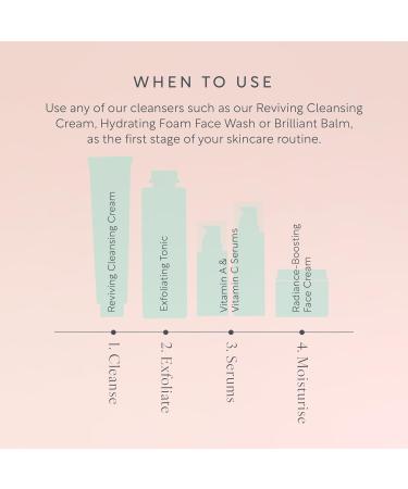Reviving Cleansing Cream - Unscented Facial Cleanser for Sensitive Skin | Organic Vegan & Cruelty-Free Makeup Remover | 4.22 fl oz - Buy Online on GoSupps.com