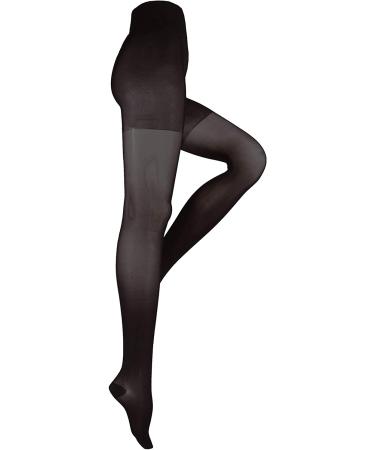Truform 30-40 mmHg Sheer Compression Pantyhose - Women's Shaping Tights (Black, 20 Denier, Medium) - Buy Online on GoSupps.com