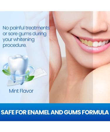 Teeth Whitening Strips - 56 Pcs for Sensitive Teeth | Effective & Safe Whitening | Reduce Sensitivity | Remove Stains | 28 Treatments - Buy Online on GoSupps.com
