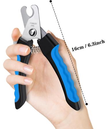 Dog Nail Clippers Dog Nail Clippers and Trimmer with Safety Guard to Avoid Over Cutting Professional Pet Nail Clippers with Nail File for Small Medium Large Breeds - Buy Online on GoSupps.com