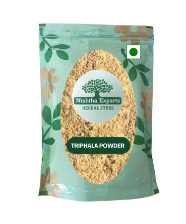 Triphala Powder -(Amalaki Haritaki Bibhitaki)-Raw Herbs-Jadi Booti-Single Herbs (1000 Gram) 1 kg (Pack of 1)